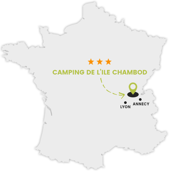 Camping 3 étoiles dans l'Ain